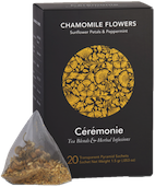 C�r�monie Tea, CHAMOMILE FLOWERS, 20 Pyramid Sachets, 50g