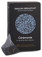 C�r�monie Tea, ENGLISH BREAKFAST, 20 Pyramid Sachets, 50g