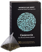 C�r�monie Tea, MOROCCAN MINT, 20 Pyramid Sachets, 50g